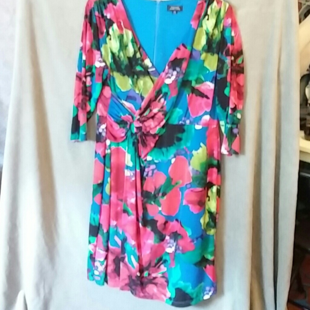 Wrap style cocktail dress